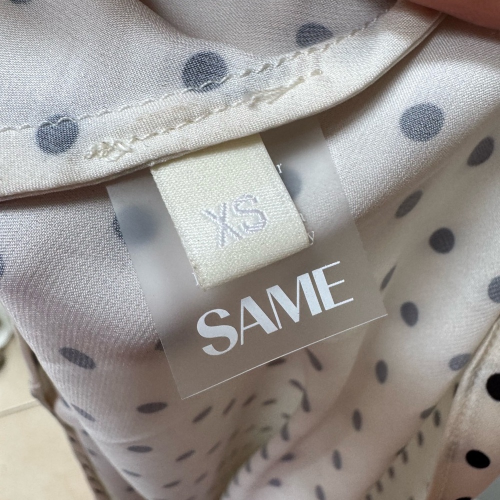 SAME Cream Polka Dot Maxi Dress - Picture 10 of 10